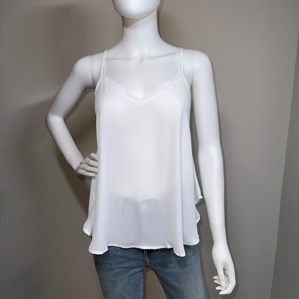 KRISA: NWT, Swing Cami Top, Size - XS, Color - Ivory, MSRP - $106
